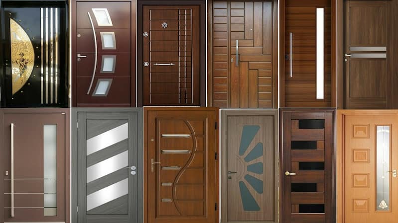 تصویر 1 از درب UPVC طرح چوب مناسب ساختمان‌های مسکونی و ویلایی